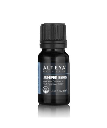 Altenya Organic juniper berry (Juniperus Communis) 10 ml - 100% USDA -certified pure natural essential oil juniper berry 10 ml (1 Pack)