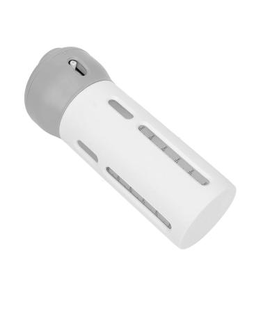 4-in-1 Leak-Proof Travel Bottles - Portable Transparent Dispenser for Shampoo & Conditioner (Gray) | International Shipping Available - Buy Online on GoSupps.com