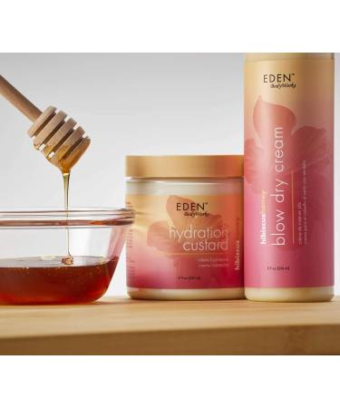 EDEN BodyWorks Hibiscus Honey Hydration Custard 8 oz - Define, Moisturize, and Soften Curls - Buy Online on GoSupps.com