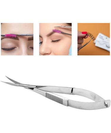 Micro Scissors Stainless Steel Face Hair Eyelash Scissors Grafting Tool Curved Mirror Toiletry Kits - Buy Online on GoSupps.com