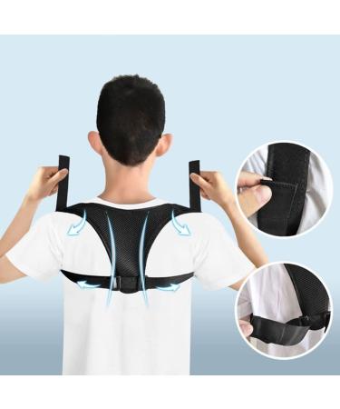 Back Posture Corrector for Men & Women - Relieve Slouching with Clavicle Support Brace (Small) | Improve Posture & Comfort - Buy Online on GoSupps.com