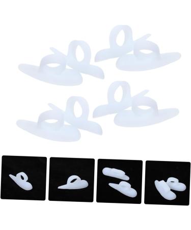 Men's Silicone Toe Separator Set - 4 Pairs | Bunion Pad, Foot Protectors, Gel Spacers, Insoles | Foot Care Kit for Hammer Toe, Curly Toe, and Bunion Relief - Buy Online on GoSupps.com