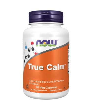 Now Foods True Calm with Valerian 90 Vegan Capsules Lab Tested Soy Free Gluten Free Vegetarian Non-GMO