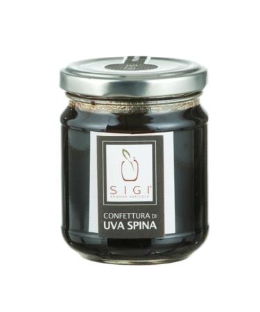 SIGI Azienda Agricola GOOSEBERRY Jam | Free of Food Dyes Preservatives and Additives | 100% Artisanal and Natural | Handmade and Made in Italy | Jar 110gr.