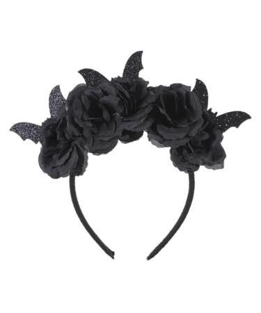 hgnxa Funny Devil Headband Halloween Party Cosplay Costume Headwear Hair Accessories Halloween Costume Hairband Black