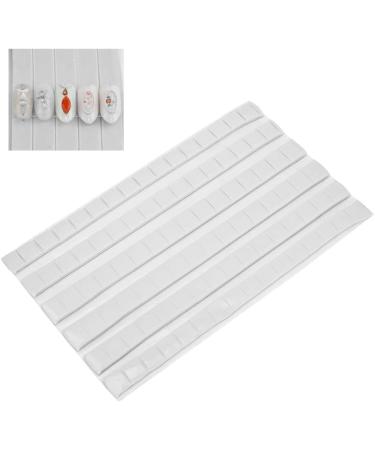Agatige Double-Sided Adhesive Nail Putty Reusable Adhesive Putty Nail Tip Display Stand Transparent Square Putty Sticky Dots for Home Nail Art - Buy Online on GoSupps.com