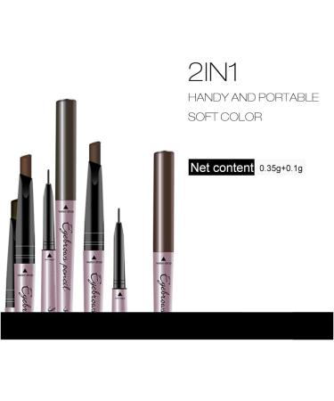 twcrvil Smudge-Proof Eyebrow Pencil Portable Handheld Eye Brow Filling Pen Women Work Party Beauty Cosmetics Birthday Gifts Dark Brown - Buy Online on GoSupps.com
