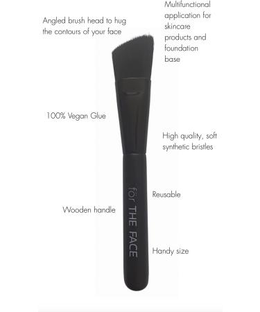 Facial mask Brush Vegan Skincare- The Applikator - Buy Online on GoSupps.com