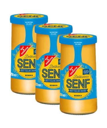 Gut und G nstig Gut und G nstig Delikatess Mustard 250 ml - Pack of 3