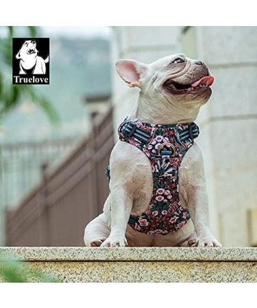Winhyepet Truelove No-Pull Dog Harness | Breathable Cotton Reflective Adjustable for Small & Medium Dogs & Cats - TLH5655L Navy Blazer - Buy Online on GoSupps.com