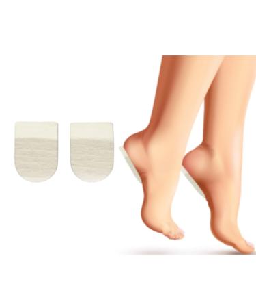 LW3 Pad Heel Medial/Lateral Wool Felt Med 3 Pr Part LW3 by Hapad  Inc Qty of 1 Pair