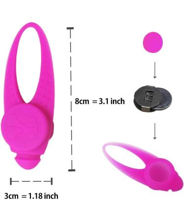 Laroo Safety LED Flashing Light for Dogs & Cats | Pink Keychain Turn Signal for Outdoor Walks & Sports - Buy Online on GoSupps.com