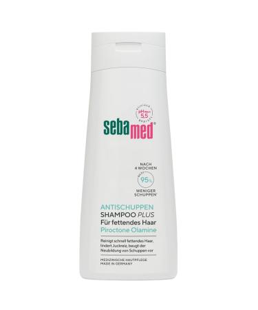 Sebamed Antischuppen Shampoo Plus 95% fewer dandruff after only 4 weeks shampoo for women and men also to combat fatty hair and itching for daily cleaning 200 ml - Buy Online on GoSupps.com