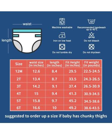 MooMoo Baby 8 Pack Dino Training Pants | Toddler Potty Training Underwear 2-6T | Cotton Absorbent Training Pants 3T - Buy Online on GoSupps.com