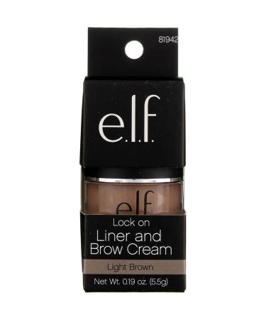E.L.F. Lock On Liner And Brow Cream Light Brown 0.19 oz (5.5 g)