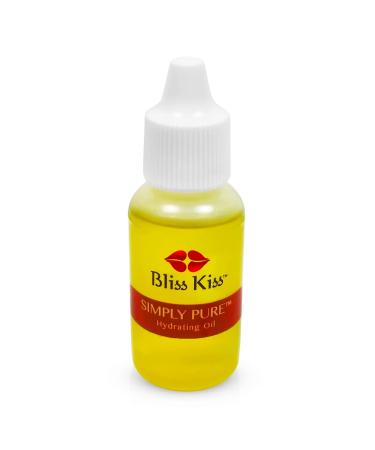 Bliss Kiss | Fragrance Free | Nail Oil Cuticle Dropper w/Vitamin E & Jojoba Nail Strengthener Nail Growth Treatment for Brittle Peeling Breaking Thin Nails | 0.5oz |