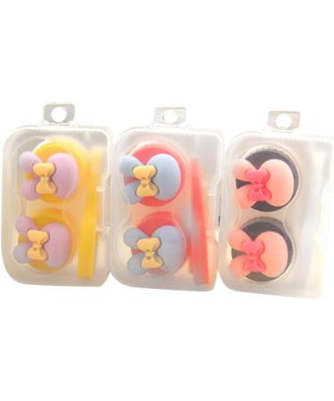 Solustre 6-Piece Portable Glasses Box Set - Lens Holder & Contact Lens Case for Travel | Durable PP Colored Containers - Buy Online on GoSupps.com