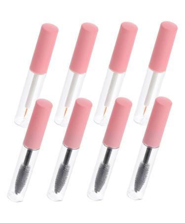 WOONEKY 1 Set Eyeliner Stick Eyelash Cream Packing Bottles Transparent Mascara Eyelash Brush The Pet