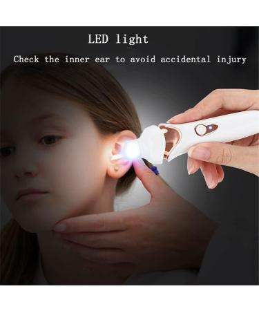Electric LED Ear Wax Cleaner | Rechargeable Silicone Vacuum Ear Scoop Tool - Buy Online on GoSupps.com