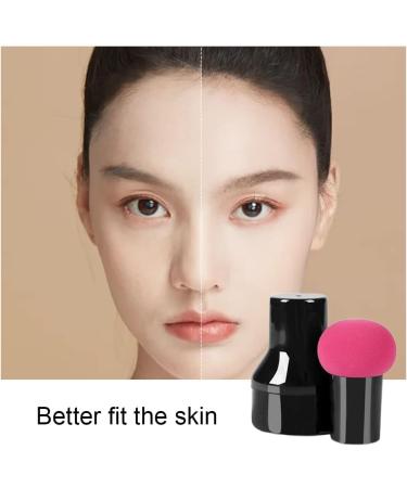2 Pcs Dual-Use Makeup Blending Sponges for Face - Wet/Dry Mushroom Facial Foundation Sponges - Perfect for Loose or Pressed Powder - Buy Online on GoSupps.com