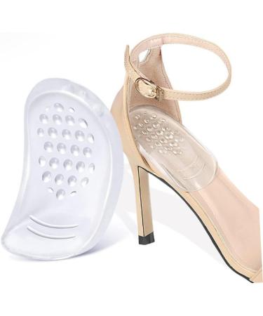 Buy 4 Pairs Self-Adhesive Clear Heel Pads | Soft Gel Inserts & Grips for Shoes | Breathable Shoe Accessories for Women - Buy Online on GoSupps.com
