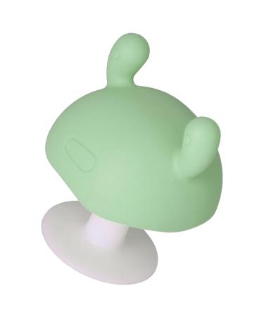 Silicone Teether Mushroom Shaped for Infants 4+ Months - Pink/Green - Buy Online on GoSupps.com