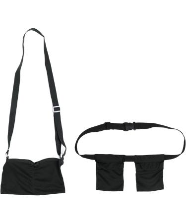 Buy Premium Drain Bags for Tummy Tuck Mastectomy & Ostomy | Adjustable Elastic Mesh Shower Pouch - Black - Buy Online on GoSupps.com