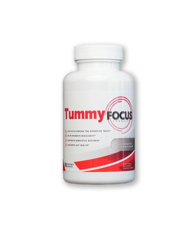 Health Focused JJ Smith - Tummy Focus Supplement with Oxygenated Magnesium Supports Digestion Regularity Bloating Gut Balance Nutrient Absorption Energy & a Flatter More Comfortable Abdomen