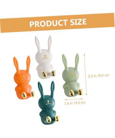 Zerodeko 8 pc Hasennail-Free Hook Connector Holder - Brass Rabbit Wall Hooks & ABS Toothbrush Holders for Kids | International Shipping - Buy Online on GoSupps.com