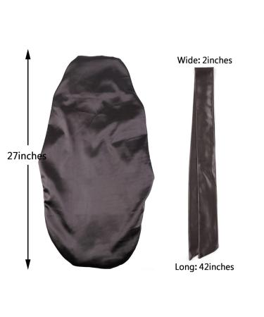 Extra Large Long Hair Braids Accessories: Greatremy Sleeping Silk Bonnet Scarf for Women - Buy Online on GoSupps.com