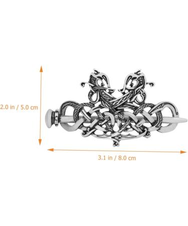 minkissy Viking Knot Hairpin Vintage Hair Chopsticks Metal Hair Clips for Women Antique Style Hair Stick Vintage Hair Clasp Hair Slide Hairpins Bobby Clockwork Modeling Bride Alloy - Buy Online on GoSupps.com