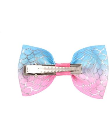 40PCS Unicorn Baby Girls Hair Bows Alligator Clips - Grosgrain Ribbon Barrettes for Kids - Buy Online on GoSupps.com