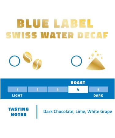 Planet Java Blue Label Swiss Water Decaf Coffee Beans - Full Medium Roast (1kg Bag) - Buy Online on GoSupps.com