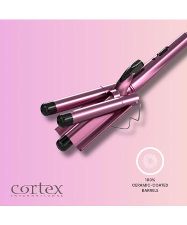 Cortex Beauty Wave Maker - 3-Barrel Waver in Pink | International Shipping Available - Buy Online on GoSupps.com