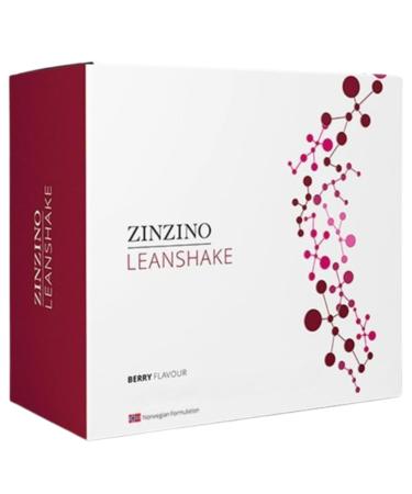 Zinzino - LeanShake Berry Whey Protein Powder Portion Packs Supports Muscle Building Gut Health and Healthy Body Balance - 16 x 30g