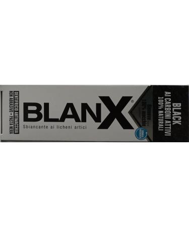 BlanX: "Black" Whitening Black Toothpaste - 2.54 Fluid Ounces (75ml) Tube (Pack of 2) Italian Import  - Buy Online on GoSupps.com