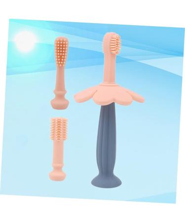 Minkissy Soft Bristle Toothbrush for Children 12 Months & Older | Pink Rubber Care Brush - 1 Pack - Buy Online on GoSupps.com