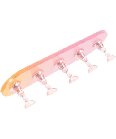 minkissy 5 Sets Nail Practice Holder Stick on Tiles Convenient Nail Holders Nail Stand Nail Painting Stand Training Acrylic Trays for Display Nail Art and Silver Plastic Fixture - Buy Online on GoSupps.com