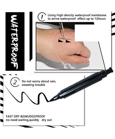 AMY'S DIARY Winged Eyeliner Stamp - 2 Pens, Cat Eye Stencil, Waterproof & Smudge-proof - Buy Online on GoSupps.com