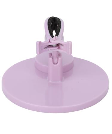 Nail Polish Bottle Holder Nail Polish Fixing Clip Auxiliary Reclining Nail Painting Tools Wearable Nail Polish Bottle Holder for Nail Salons(Pinkish Purple)