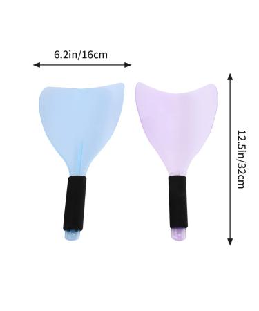 HEALLILY Shaper Hairspray Hairspray Face Cover Handheld Face Baffles Transparent Salon Hairdressing Hairspray Eyes Face Protector for Home Barber Shop 2pcs (Random Color) - Buy Online on GoSupps.com