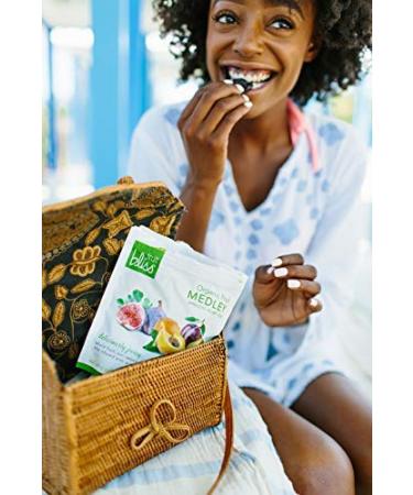 Fruit Bliss Organic Dried Fruit Mix - Apricots, Plums & Figs | Gluten-Free Vegan Snacks (5oz Pack) - Buy Online on GoSupps.com