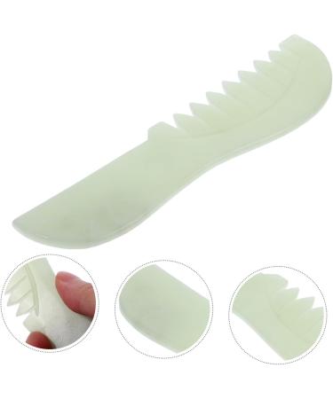 Frcolor Jade Kamm Face & Neck Massage Device - Premium Gua Sha Tools for Relaxation & Wellness - Buy Online on GoSupps.com