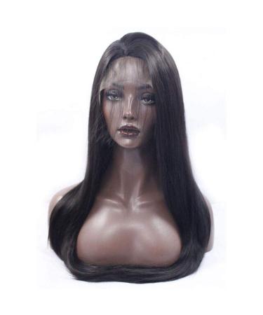 Long Straight Lace Front Wig | Natural Silky Black Hairpiece | Heat Resistant Synthetic Wig for Cosplay & Daily Wear - 26in & 14in Options - Buy Online on GoSupps.com