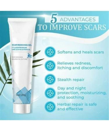 Organic Scar Removing Gel For Man And Womenorganic Scar Removing Gel Scar Mark Removal Of Old And New Scars - Buy Online on GoSupps.com