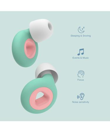 Beszeith Noise Reduction Ear Plugs - 4 Pairs for Sleeping, Concerts, Travel - Soft, Reusable Silicone - High Decibel Sound Blocking and Hearing Protection - Buy Online on GoSupps.com
