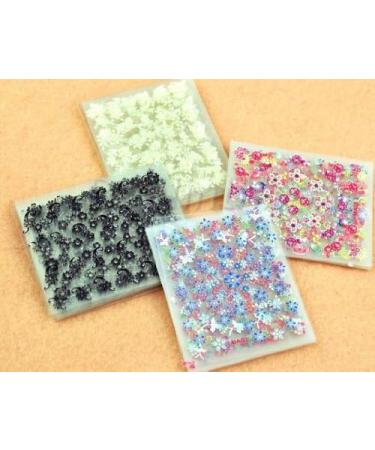 40 sheets 3D Mix Painted Nail Art Sticker Tip Decal Decorations + 10 free - Buy Online on GoSupps.com