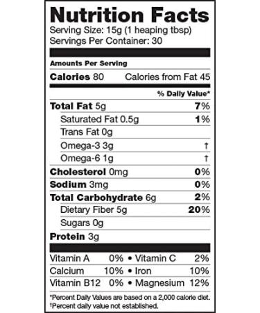 Organic Chia Seed Powder - Raw, Cold Milled, 1 lb - Bulk Superfood by Sunfood - Buy Online on GoSupps.com