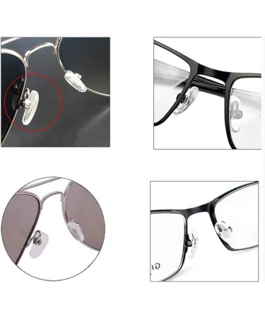JIHUOO 20 Pairs Silicone Non-Slip Nose Pads for Eyeglasses & Sunglasses - Comfortable Eyewear Accessories - Buy Online on GoSupps.com
