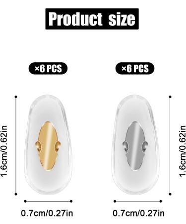 6 Pairs Replacement Nose Pads for Ray-Ban Sunglasses | Clip-On Nose Pad Repair Set (Gold & Silver) | Compatible with RB3026 RB3030 RB3211 RB3362 RB3625 - Buy Online on GoSupps.com
